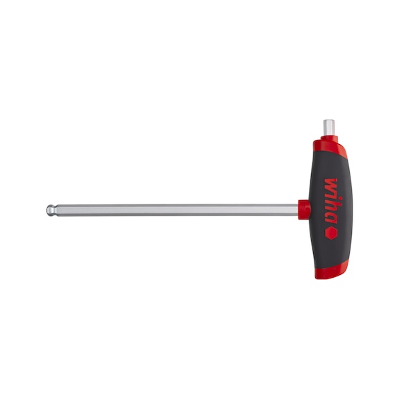 WIHA Stiftschlüssel mit Quergriff ComfortGrip Sechskant-Kugelkopf 6,0 mm 45457 - Stiftschlüssel mit Quergriff