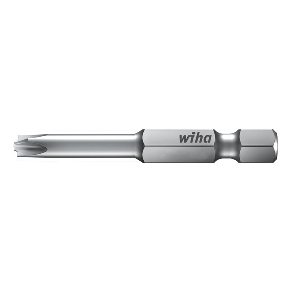 WIHA Bit Professional 50 mm PlusMinus/Phillips 1/4 inch E6.3 SL/PH1 32490 - Bit for Phillips screws