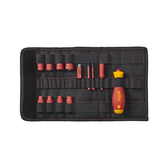 WIHA screwdrivers and sockets 1/4 inch set 14-piece 43467 - Screwdriver set