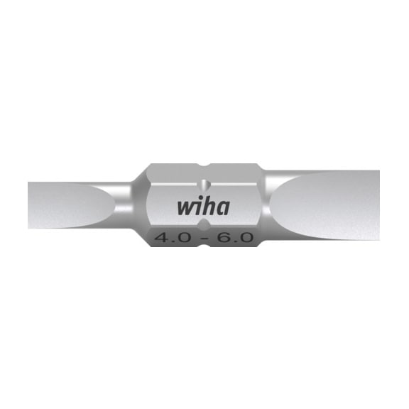 WIHA Bit Set Doppelbit Schlitz 10-teilig in Box 43858 - Bitsatz