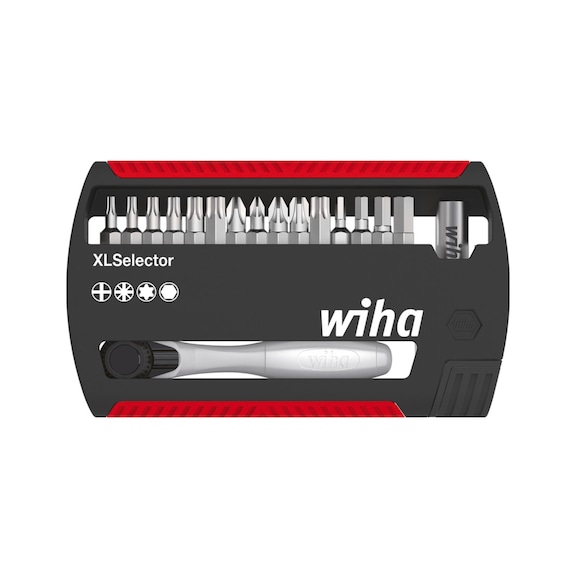 WIHA Bit Set XLSelector Standard 25 mm 18-piece 36951 - Bit set