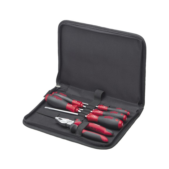 WIHA Mechanic's tool set 7-piece including tool folder 33970 - Tool assortment