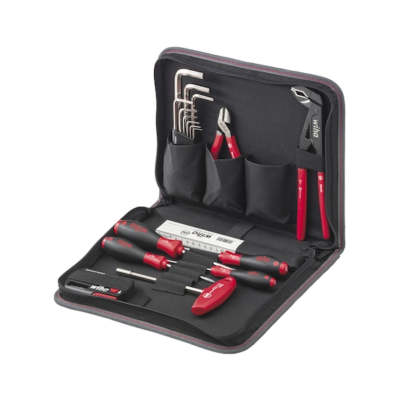 WIHA mechanic's tool set mixed 33-piece including tool folder 36388 - Tool assortment