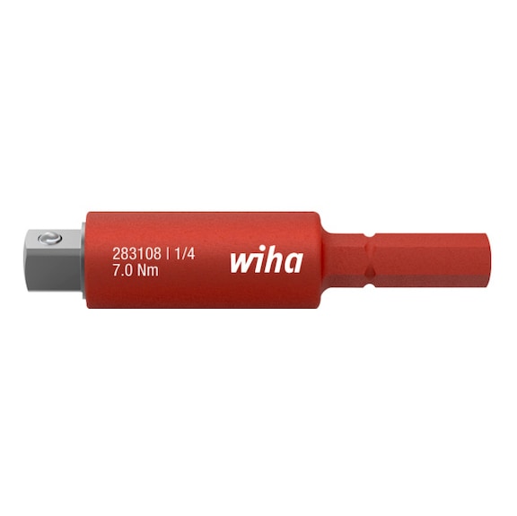 WIHA Adapter slimVario electric für 1/4 Zoll Steckschlüssel 43139 - Schraubwerkzeug (Sonstiges)