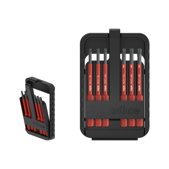 WIHA Bit Set slimBit electric TX 7-piece including slimBit box 43153 - Bit set