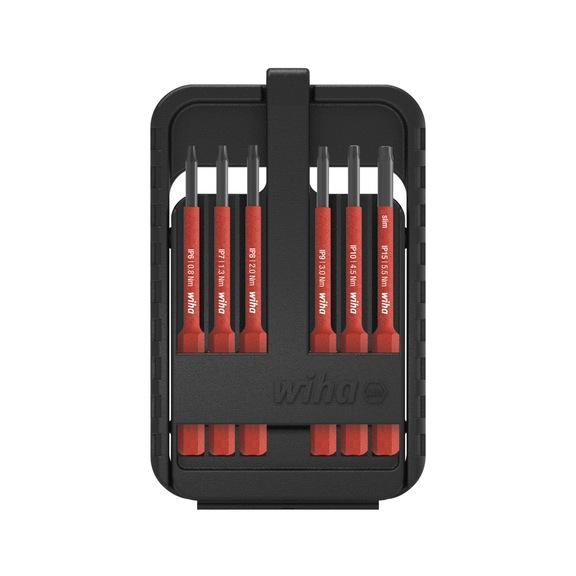WIHA Bit Set slimBit electric TX PLUS 7-teilig inklusiv slimBit-Box 43155 - Bitsatz