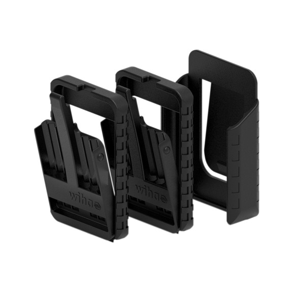 WIHA Bit-Box slimBit leer 2 Stück mit Gürtelhalter 43164 - Bitsatz