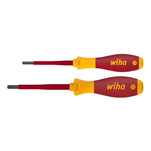 WIHA screwdriver set SoftFinish electric PlusMinus/Phillips 2-piece 32281 - Screwdriver set