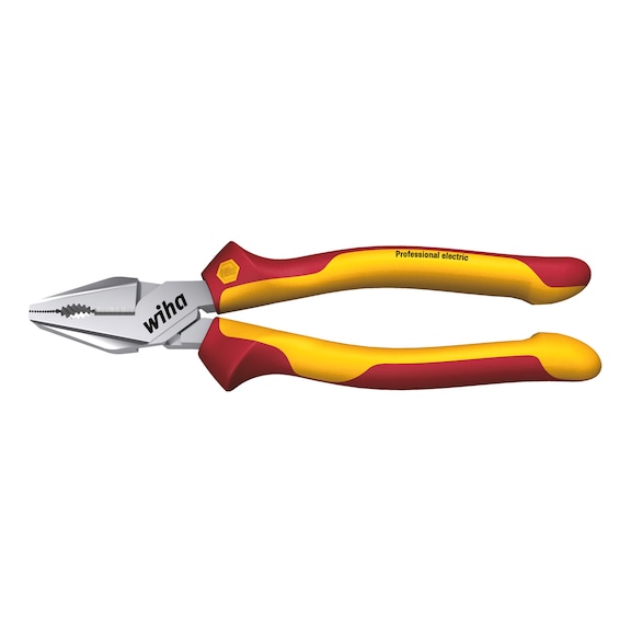 WIHA Combination pliers electric extra long cutting edge 200 mm 8 inch 26714 - Combination pliers