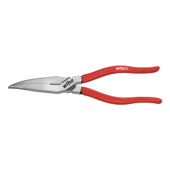 WIHA Round nose pliers cutting edge curved shape approx. 40 degrees 200 mm 8 inch 26725 - Flat nose pliers