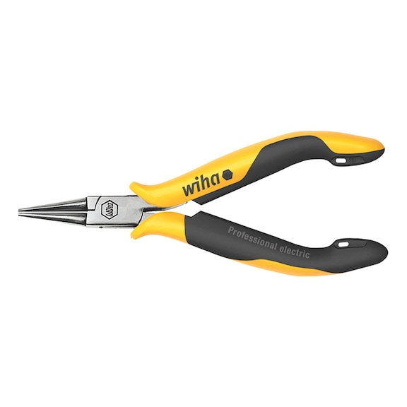 WIHA Round nose pliers Professional ESD round short jaws 120 mm 4 3/4 inch 26804 - Round nose pliers