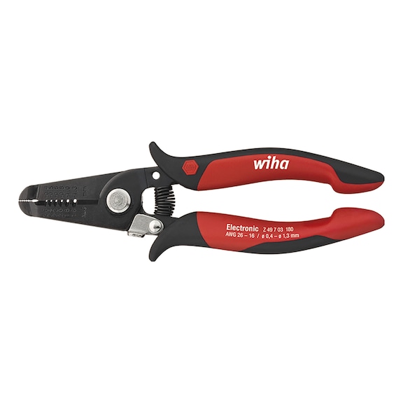 WIHA Wire stripper Electronic stripping stations 0.4-1.3 mm 6 1/2 inch 35820 - Wire strippers