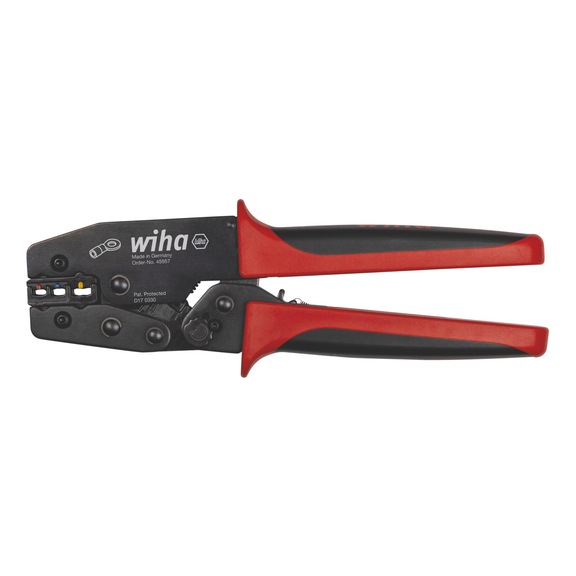 WIHA crimping tool for insulated cable lugs and contacts 220 mm 0.5 - 6 45957 - Crimping pliers