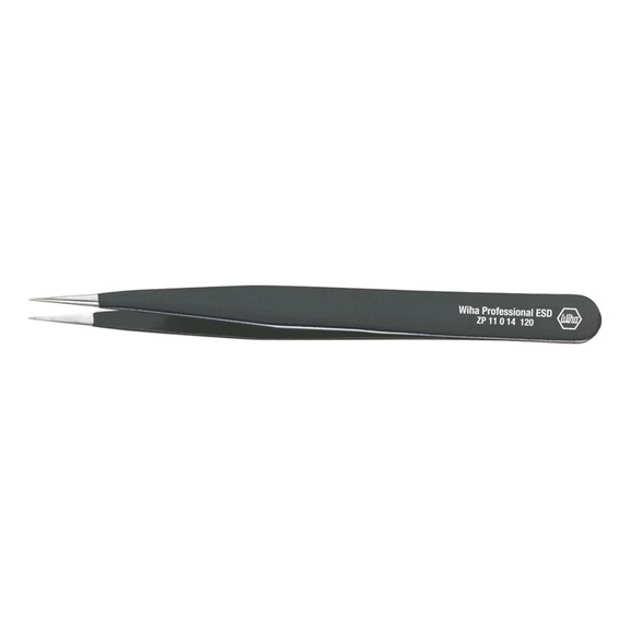 WIHA Precision Tweezers Professional ESD Type 00 120 mm 32327 - Tweezers