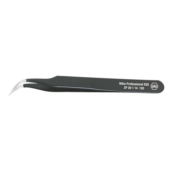 WIHA Precision tweezers Professional ESD type 7a 120 mm 32335 - Tweezers