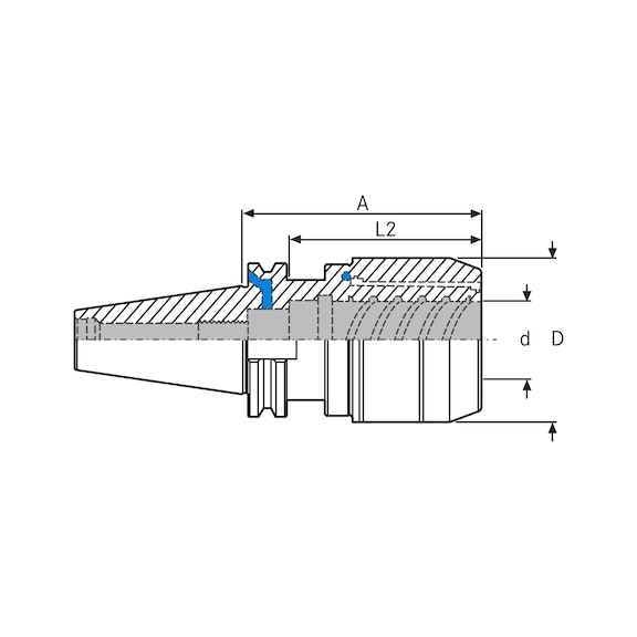 EROGLU Mandrin électrique de précision EKS SK40 - 2