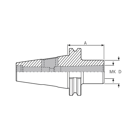EROGLU SK40 adapter sleeves with thread - 2