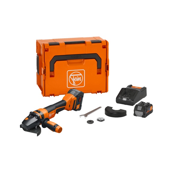 FEIN smer. ang. a batteria PROTAGO CCG18-125-12 PD-SEC 8Ah ProCORE 71222062000 - Angle grinder (cordless)