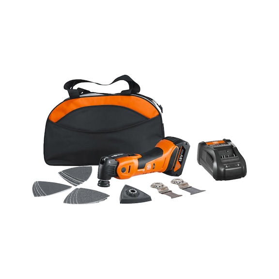 FEIN oscillating tool - rechargeable battery MULTIMASTER AMM 700 MAX 4 Ah in nylon bag 71293665000 - Oscillator (cordless)