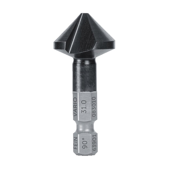 FEIN VARIO 90 degree countersink diameter 31 mm M14 L.71 mm HSS 63901083010 - Step and countersink (non-detachable cutting edges)