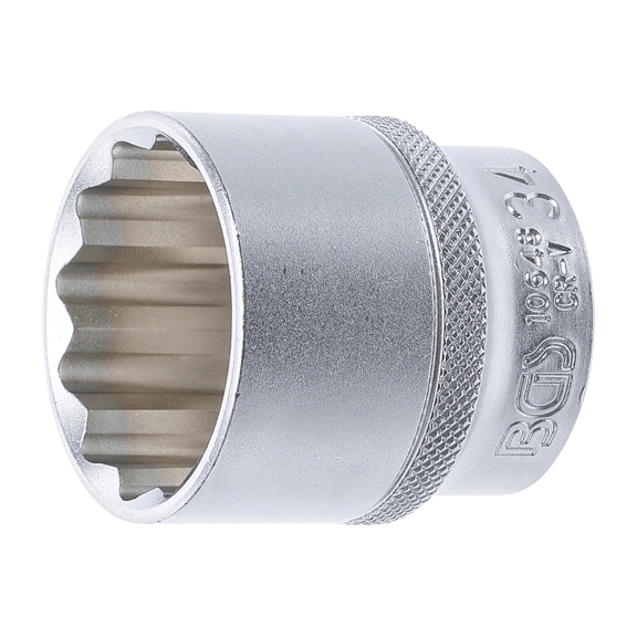 BGS Steckschlüssel-Einsatz Zwölfkant Antrieb Innenvierkant 12,5 mm SW 34 mm - BGS Steckschlüsseleinsatz (12kant)