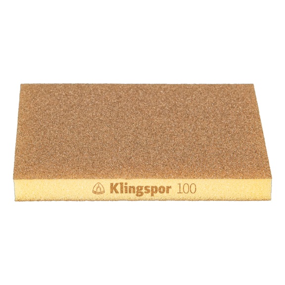 KLINGSPOR sanding sponges corundum grain 150 96x123x12.5 mm 353263 - Sanding sponge