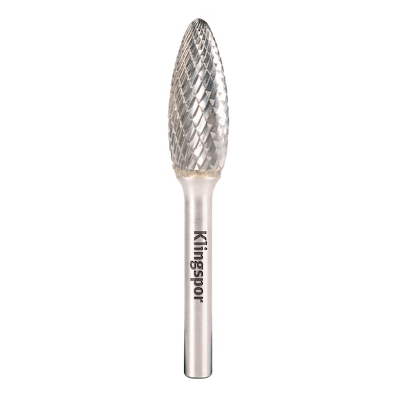 KLINGSPOR carbide end mill 12.7x32x6 mm cross cut 296194 - Burr (non-detachable cutting edges)