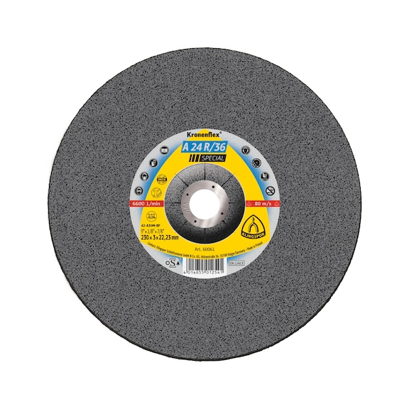 KLINGSPOR Trennscheiben 180x3x22,23 mm gekröpft 60537 - Trennschleifscheibe