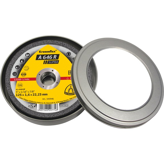 KLINGSPOR cutting-off wheels 125x1.6x22.23 mm straight 8-pack 362581 - Cut-off wheel