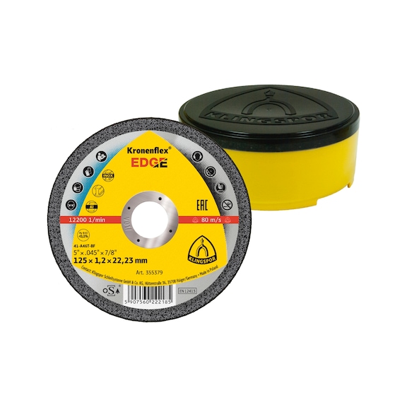 KLINGSPOR Trennscheiben 125x1,2x22,23 mm gerade 355379 - Trennschleifscheibe