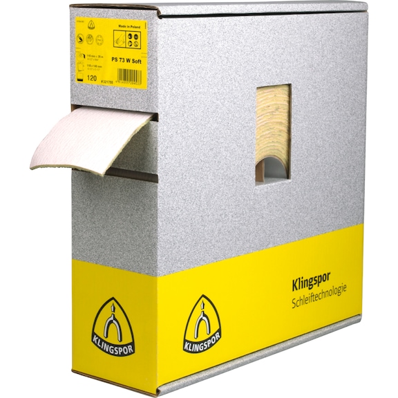 KLINGSPOR sanding roll 115x25000 mm grain 180 140PERF 321756 - Sanding roll