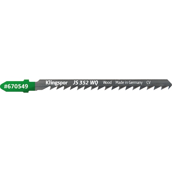KLINGSPOR Jigsaw blades 100x8x1.25 mm 5-pack 670549 - Saw blade for jigsaw