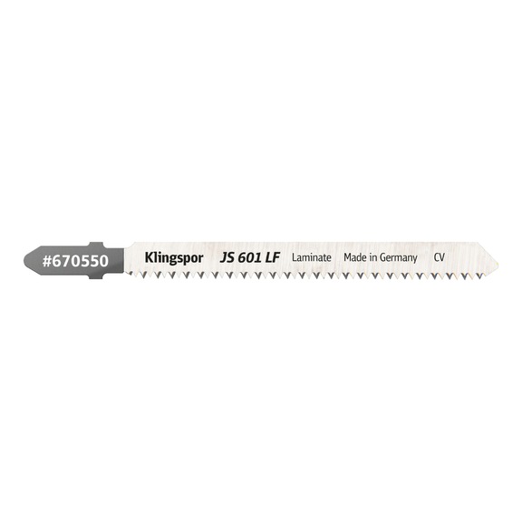 KLINGSPOR Jigsaw blades 100x8x1.45 mm Crom-Vanadium 5-pack 670550 - Saw blade for jigsaw