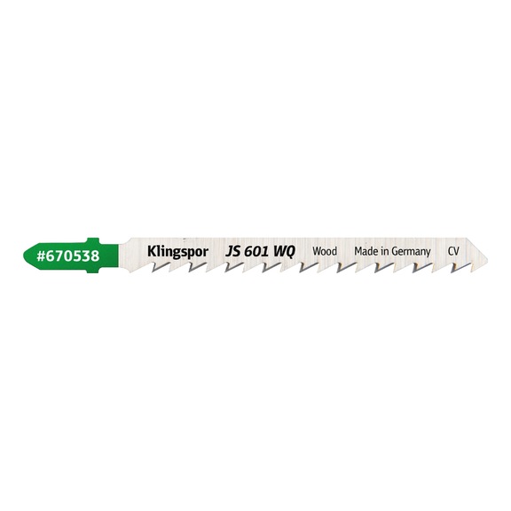 KLINGSPOR Stichsägeblätter 115x8x1,45 mm Crom-Vanadium 5er-Pack 669581 - Sägeblatt für Stichsäge