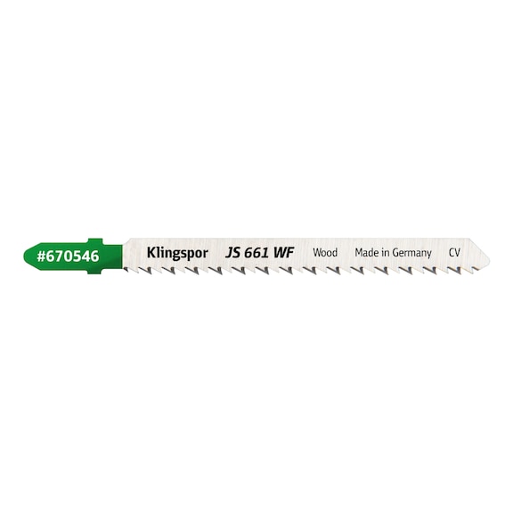 KLINGSPOR Stichsägeblätter 100x8x1,45 mm 5er-Pack 670546 - Sägeblatt für Stichsäge