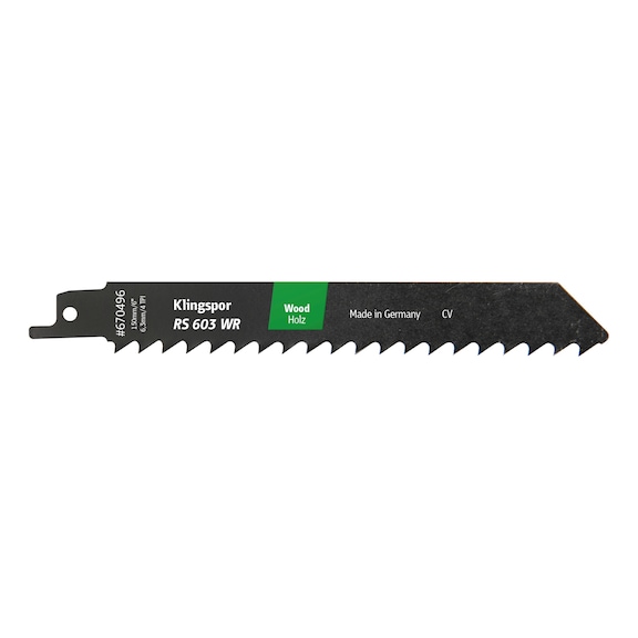 KLINGSPOR Säbelsägeblätter 300x19x1,2 mm Crom-Vanadium 5er-Pack 670472 - Sägeblatt für Säbelsäge