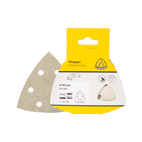 KLINGSPOR velcro-backed sanding discs 96 mm grain 180 5-pack 360242 - Velcro-backed grinding wheels