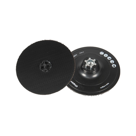 KLINGSPOR adhesive backing pad 125 mm thread M14 358127 - Adhesive backing pad