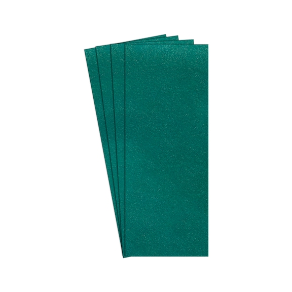 KLINGSPOR velcro-backed abrasive strips 80x133 mm grain 320 hole shape GL18 353119 - Velcro-backed abrasive strips