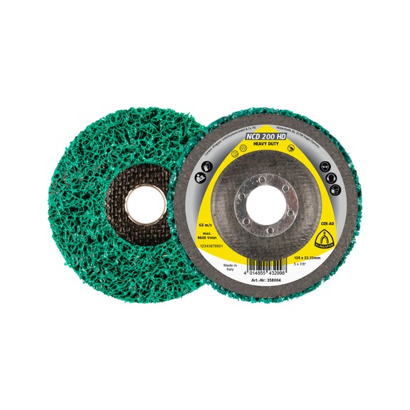 KLINGSPOR cleaning disc 115x22.23 mm extra coarse corundum straight 358003 - Cleaning disk