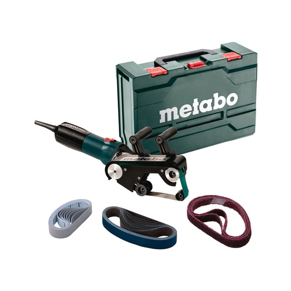 METABO pipe belt grinder RBE 9-60 set 23-piece 602183510 - Pipe belt grinder (electric)