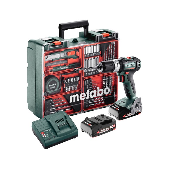 METABO cordless hammer drill BS 18 L BL 9-piece 602331880 - Drill and chisel hammer (cordless)