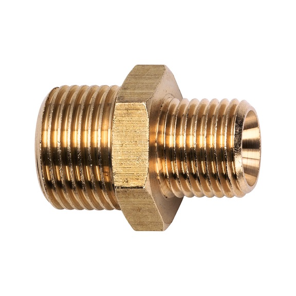 METABO Reduzierdoppelnippel 1/8 Zoll AG x 1/4 Zoll AG 7808009247 - Stecknippel (Zubehör, Druckluftwerkzeug)