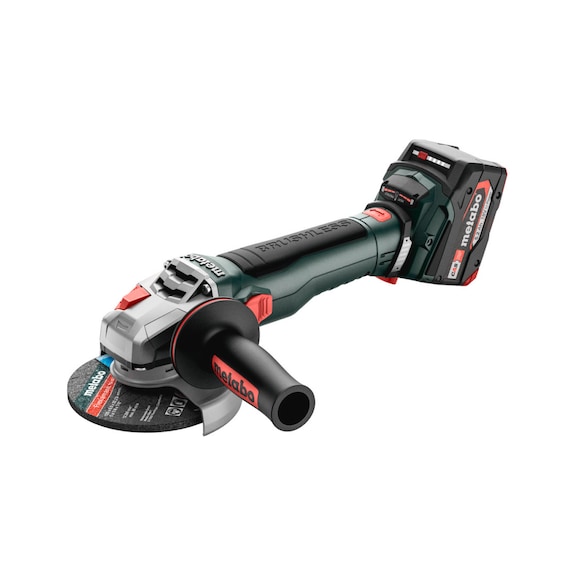 METABO Cordless angle grinder WB 18 LT BL 11-125 Quick 9-piece 613054650 - Angle grinder (cordless)