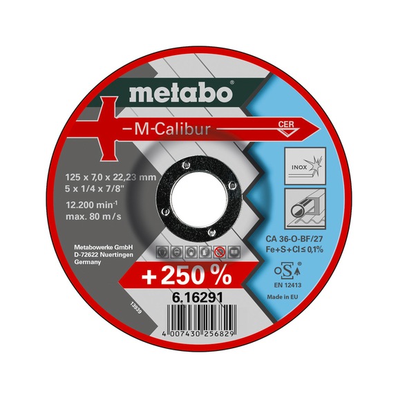 METABO cut-off wheel M-Calibur 180x7,0x22,23 mm 10 pieces in a pack 616292000 - Cut-off wheel