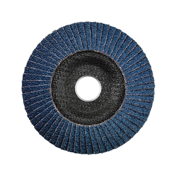 METABO Lamellenschleifteller 125 mm P 80 Zirkonkorund SP 10 Stück 623149000 - Vlies-Schleifscheibe