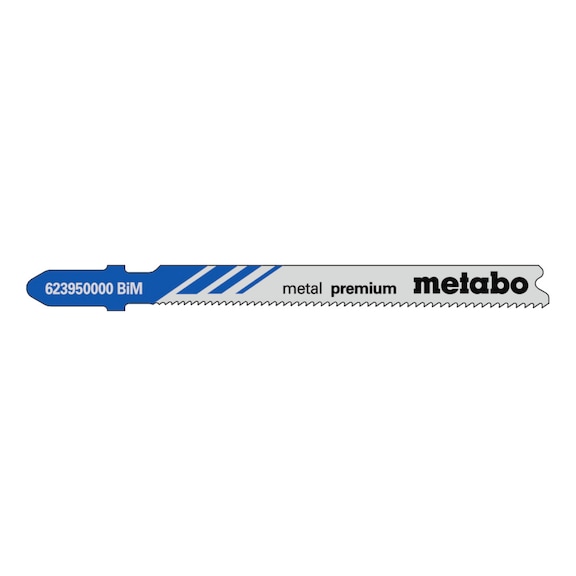 METABO Jigsaw blades 5 pieces 66/ 1.1-1.5 mm progressive BiM with plunge point - Saw blade for jigsaw