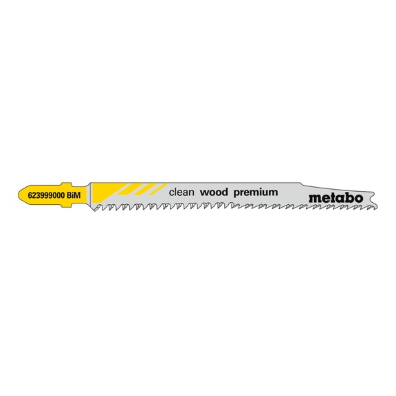 METABO Jigsaw blades 93 / 2.2 mm 5 pieces BiM 623999000 - Saw blade for jigsaw