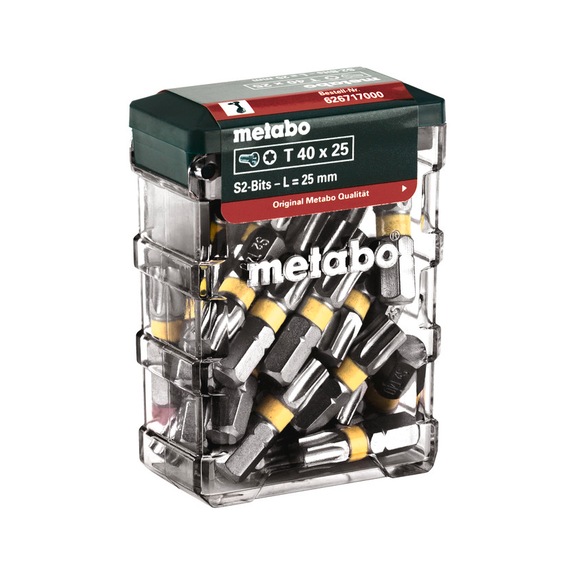 METABO bit box T40 SP 25-piece 626717000 - Bit set
