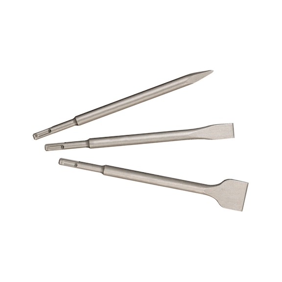 METABO Chisel set SDS-plus chisel set classic 3-piece 628412000 - Chisel assortment
